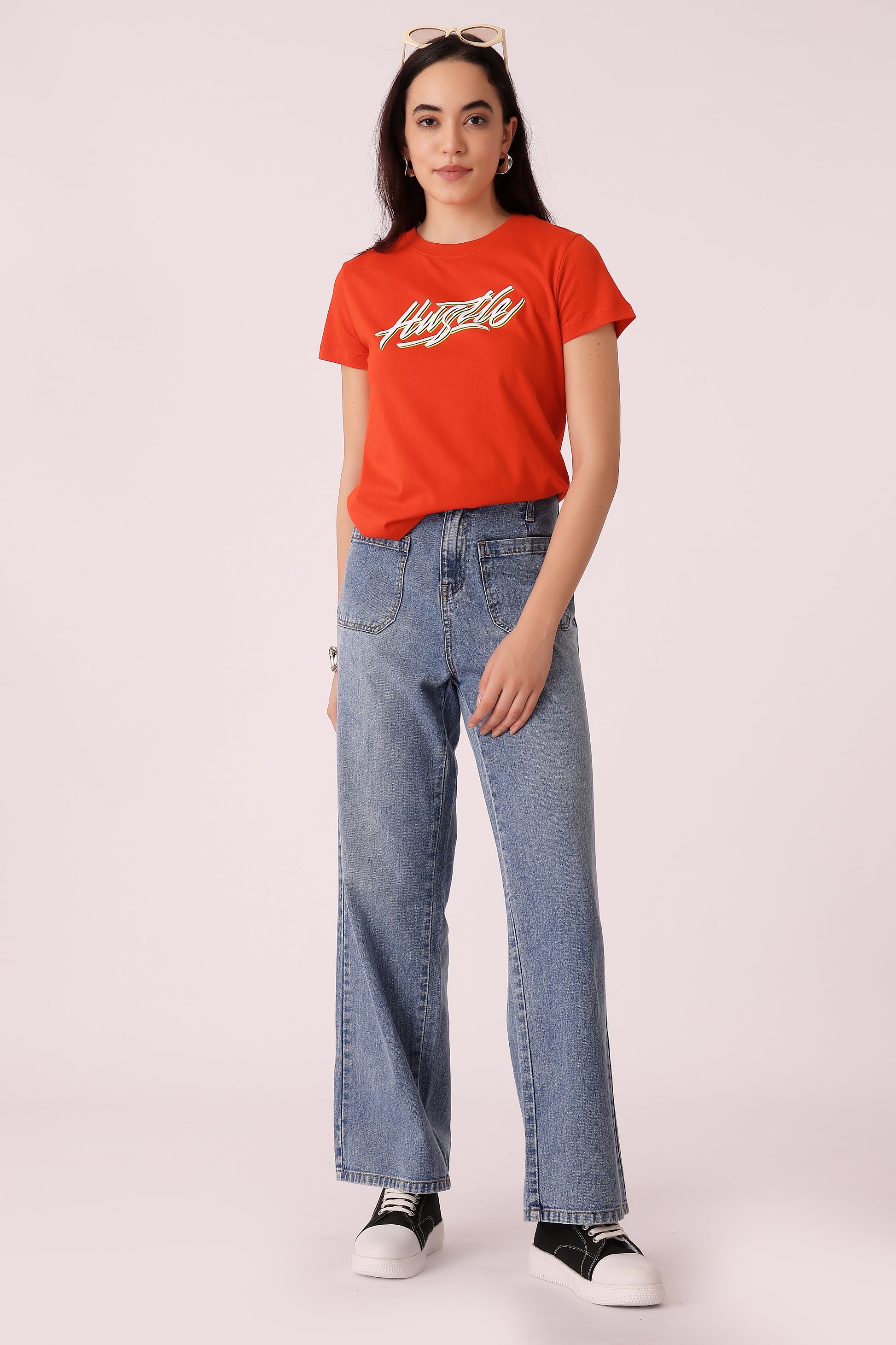 western oversized fit casual print t-shirts - extra image 3