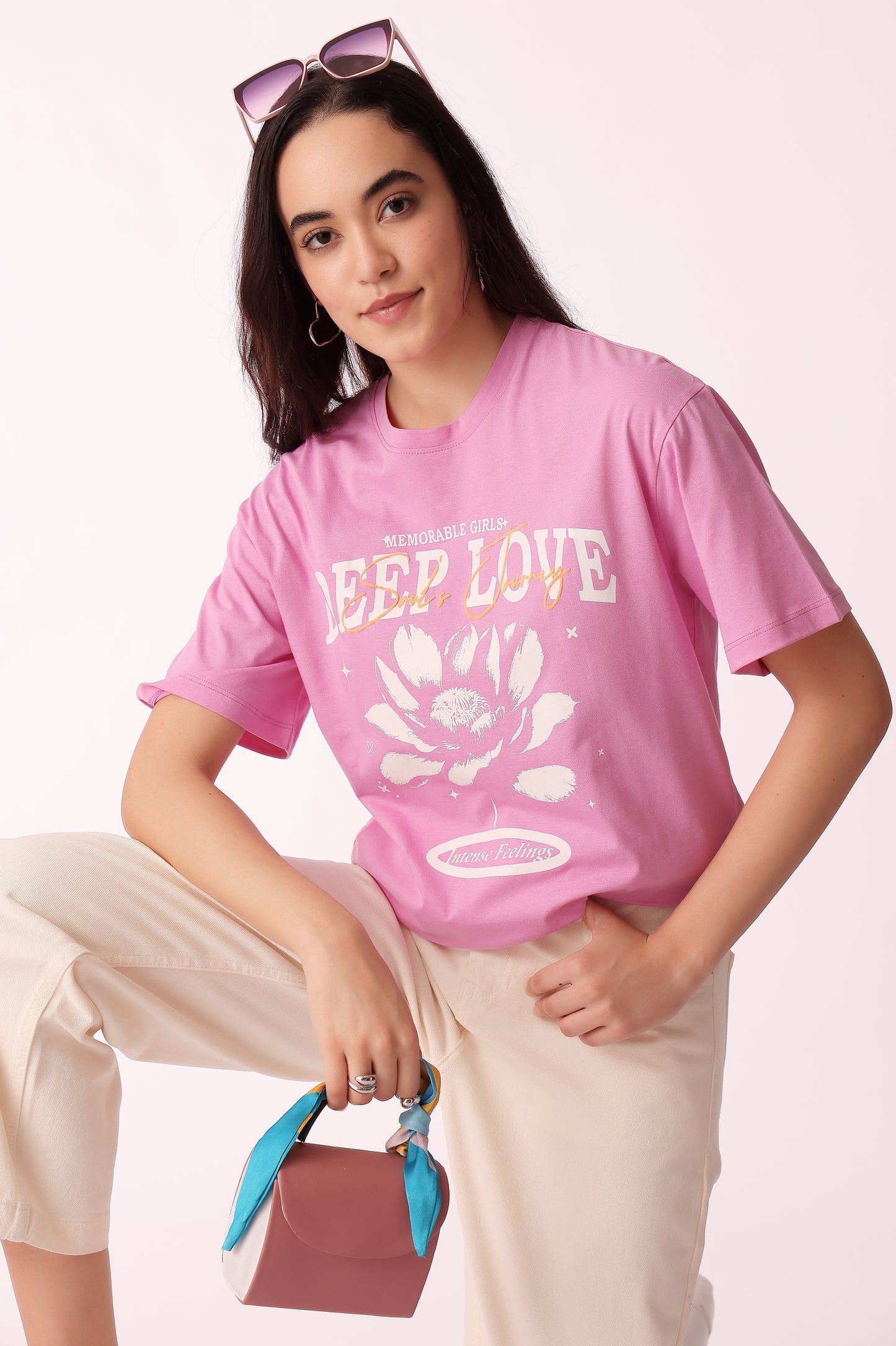 western oversized fit casual print t-shirts - extra image 3