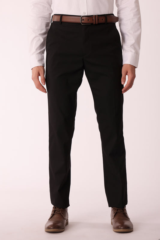 Men's Slim Fit Formal Pants - Black