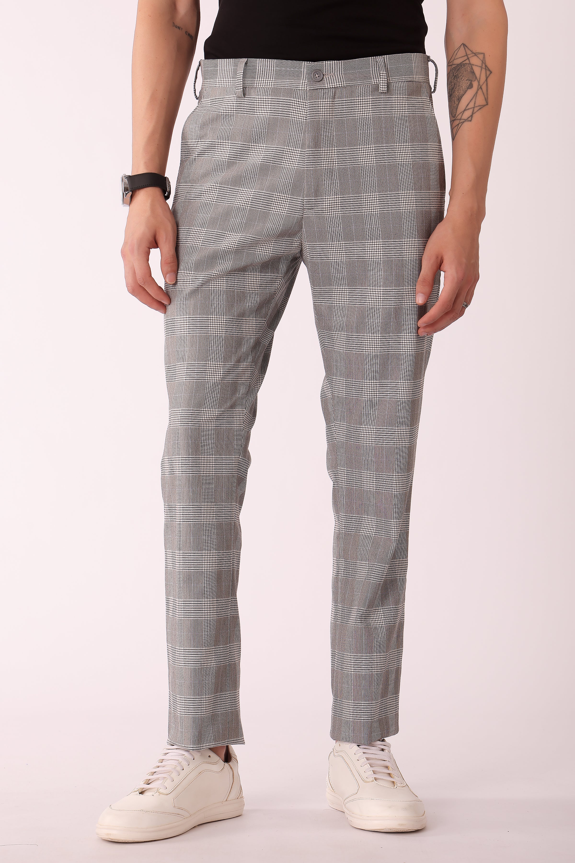 Men's Slim Fit Formal Pants - Grey