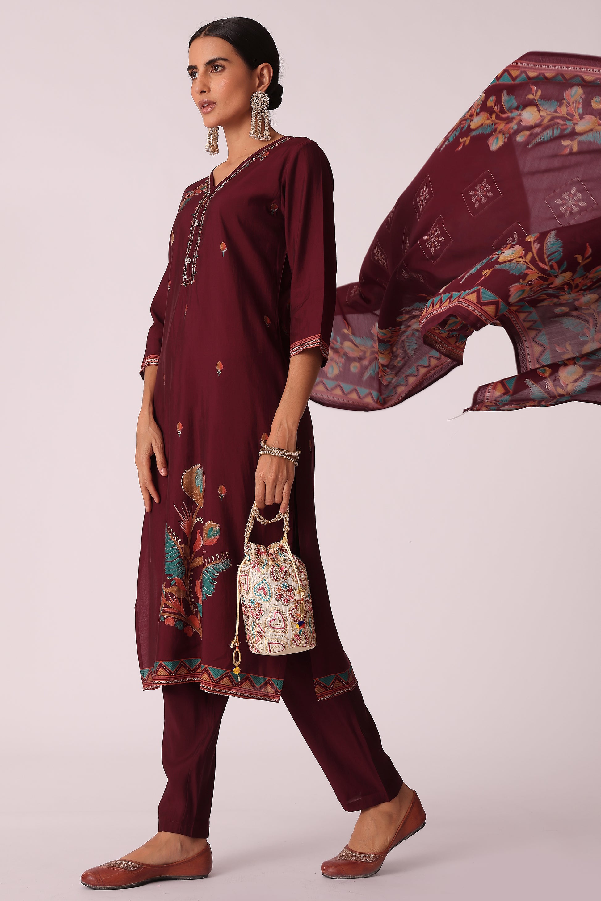 ETHNIC REGULAR FIT PLACEMENT PRINT SKD - extra image 3