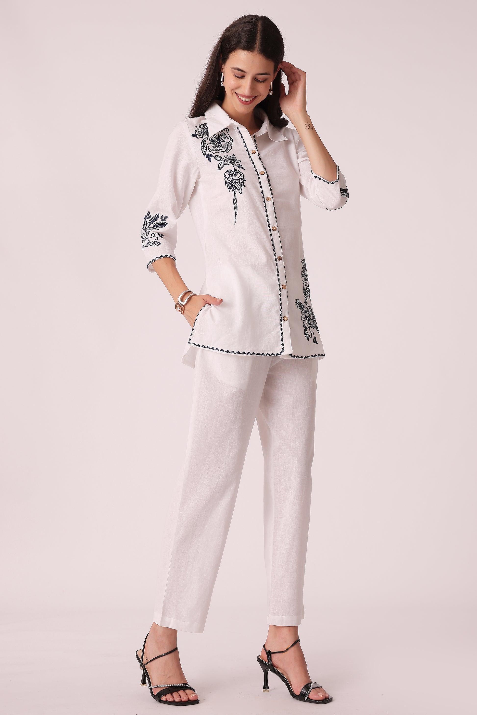 ETHNIC REGULAR FIT EMBROIDERY CORD SET - extra image 3