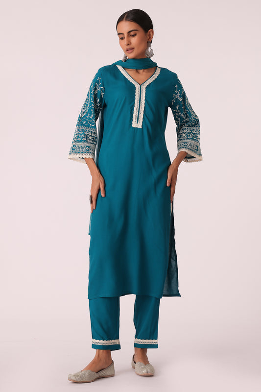 ETHNIC REGULAR FIT EMBROIDERY SKD