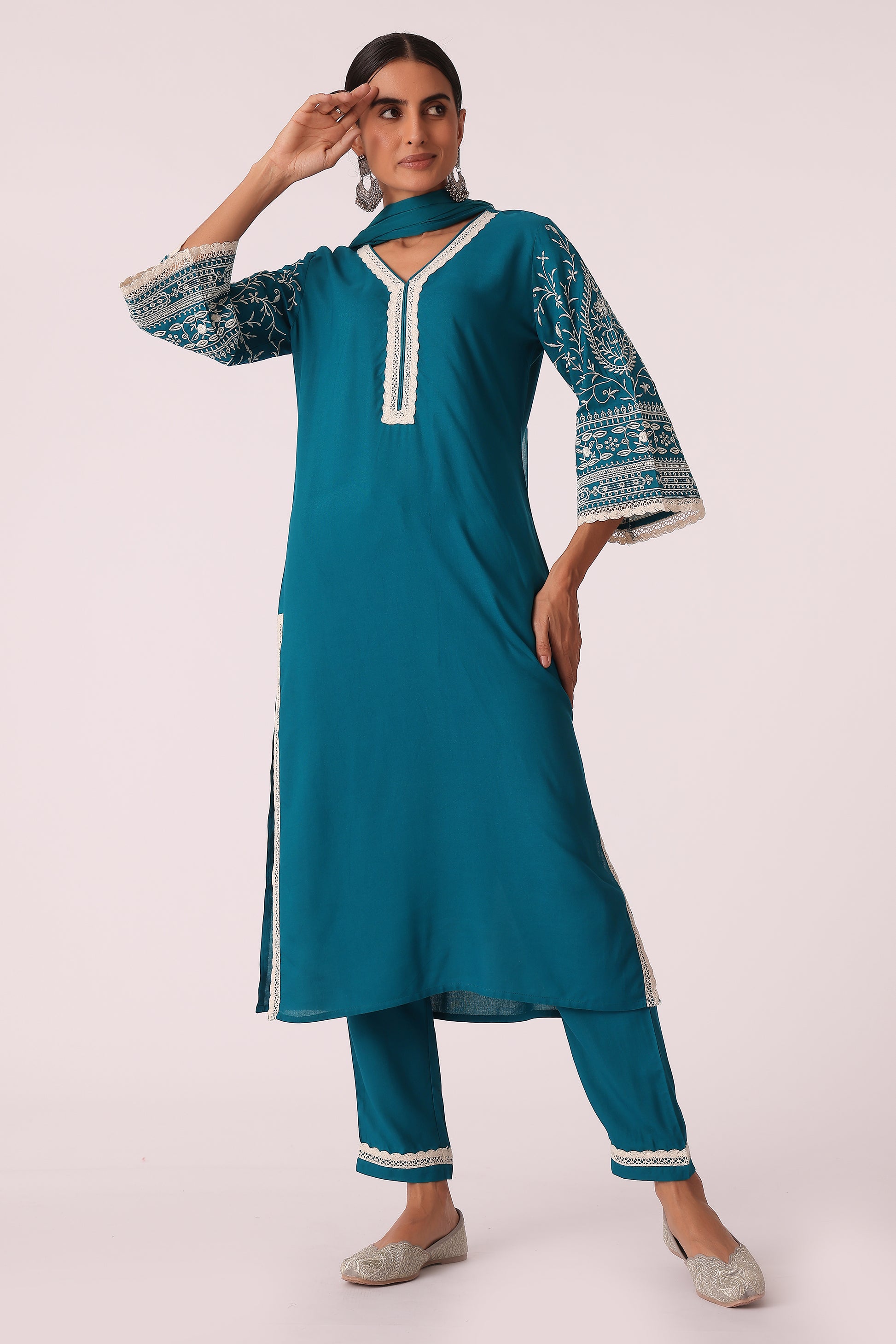 ETHNIC REGULAR FIT EMBROIDERY SKD - extra image 3