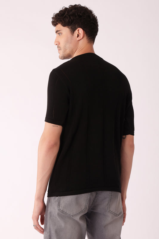 Men's Flat Knit Crew neck tshirt - extra image 2