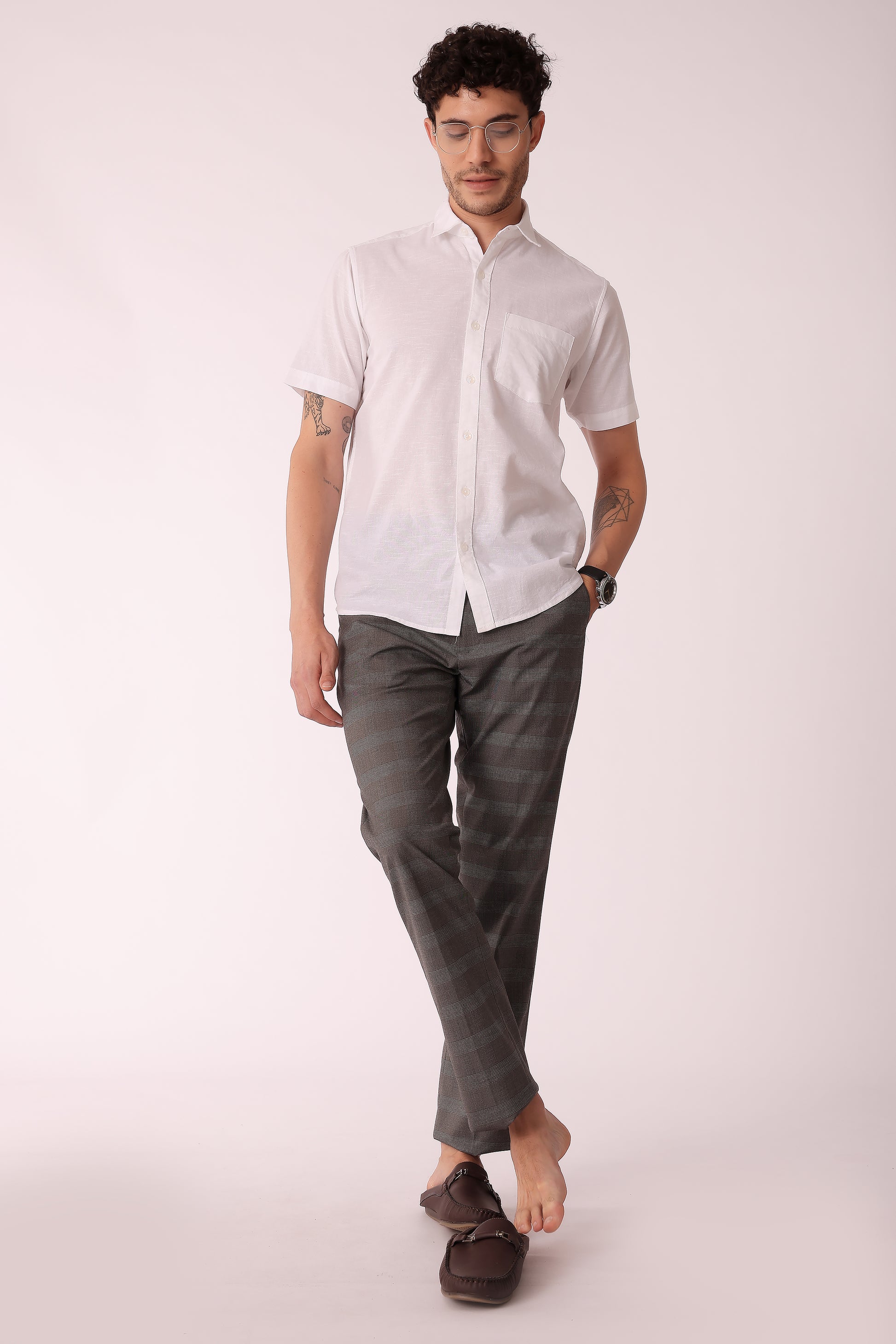 Men's Cotton Slub shirt Half sleeve - extra image 4