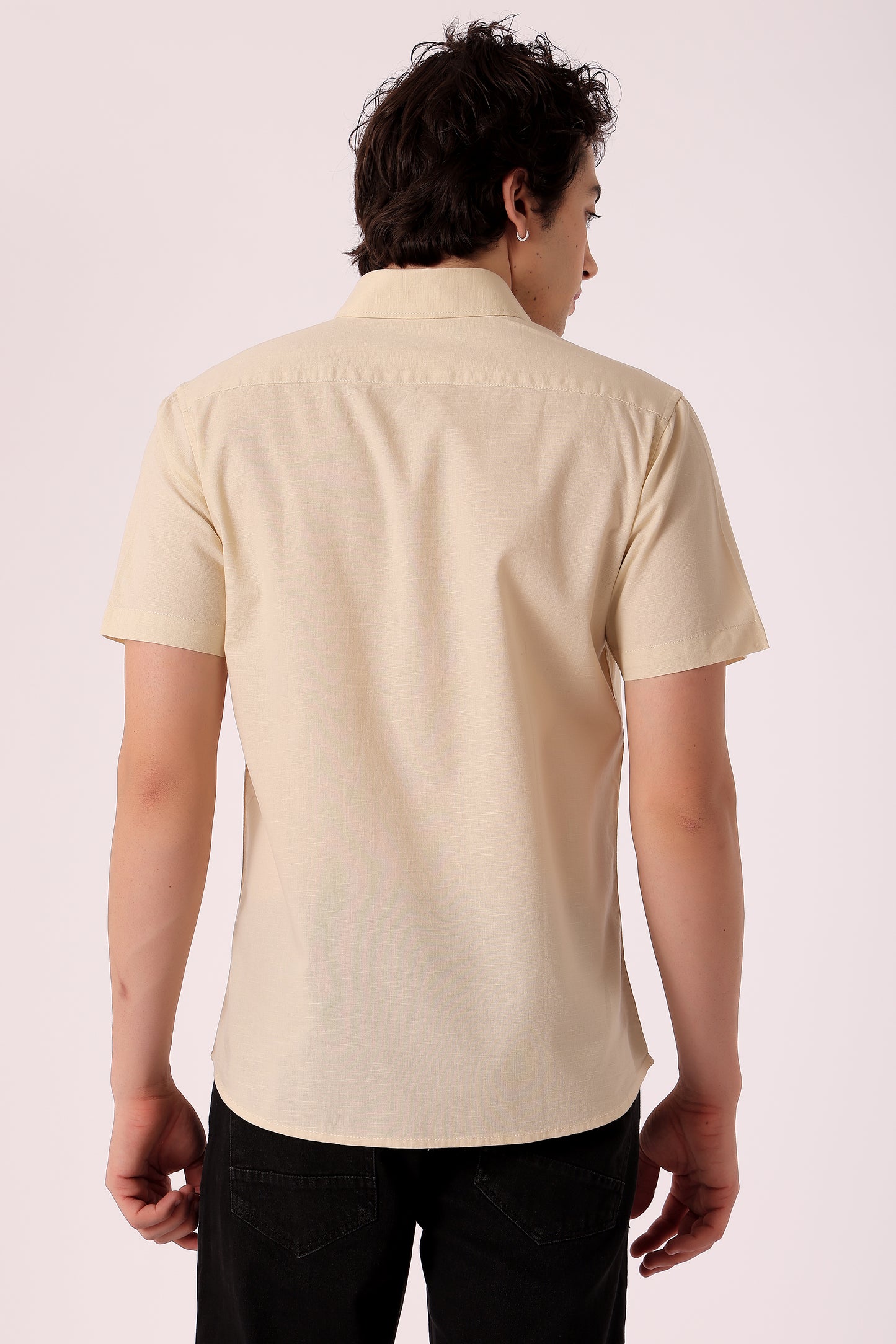 Men's Cotton Slub shirt Half sleeve - extra image 4