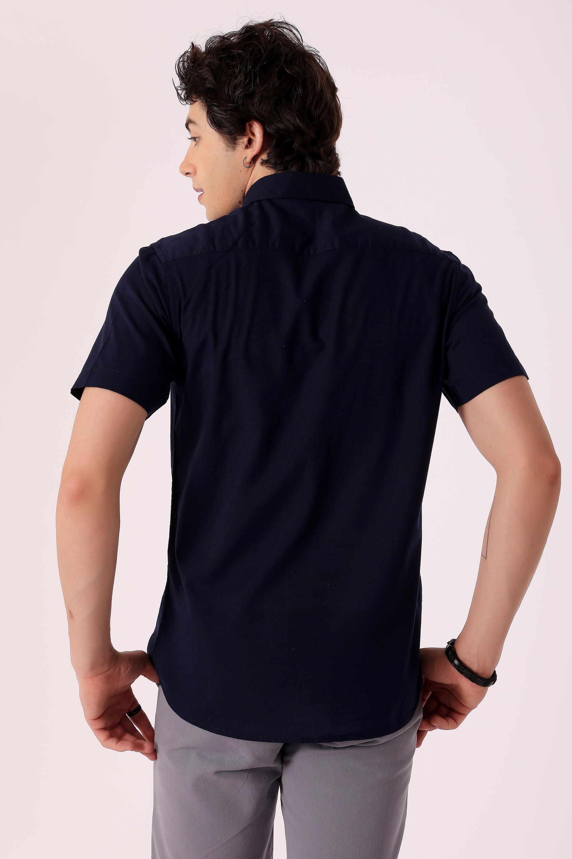 Men's Cotton Slub shirt Half sleeve - extra image 5