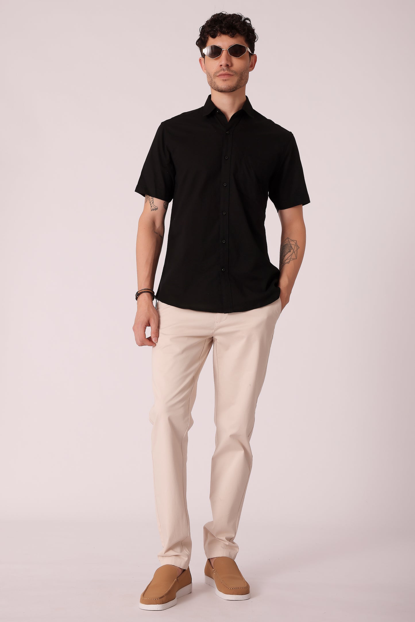 Men's Cotton Slub shirt Half sleeve - extra image 5