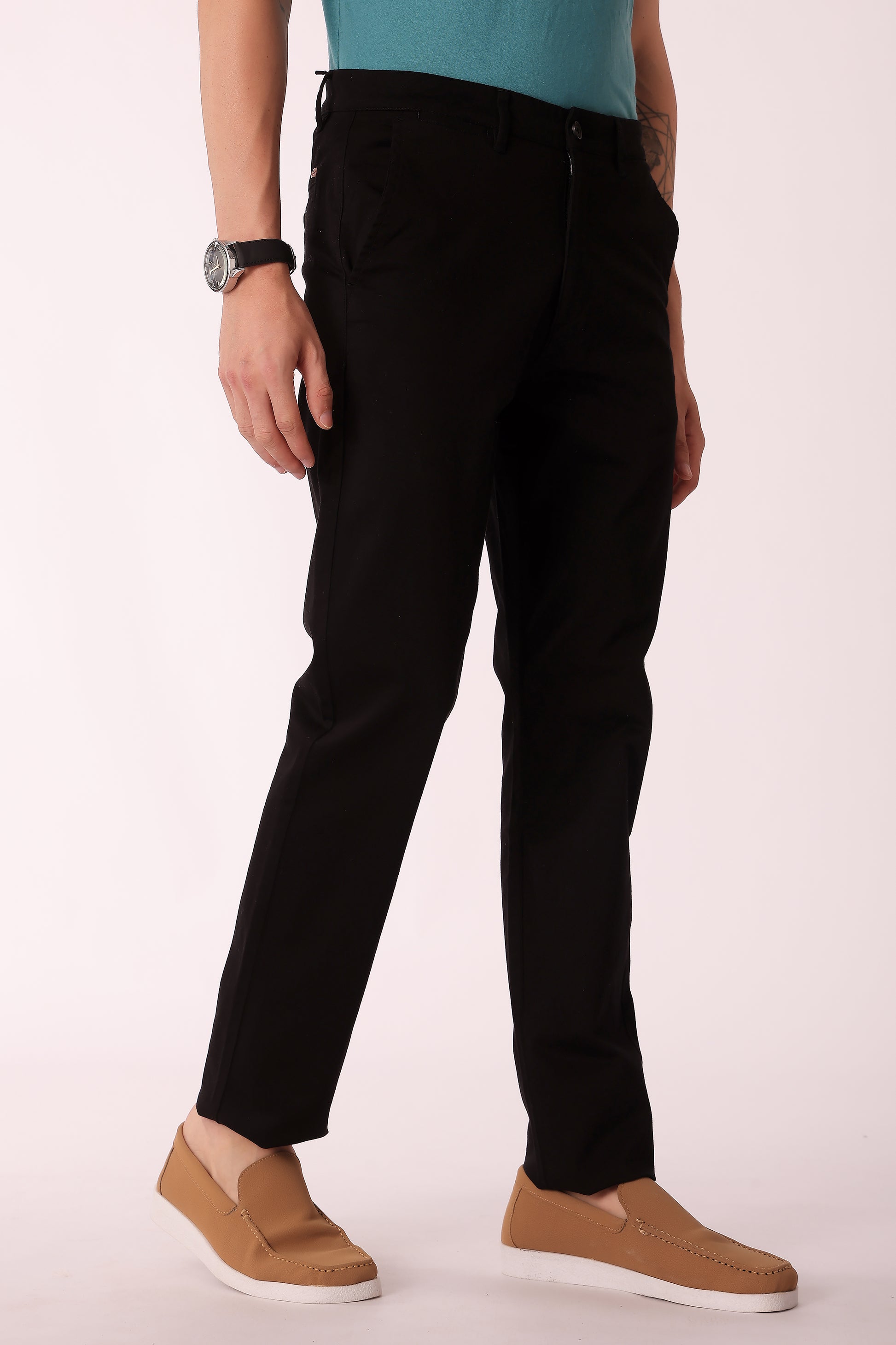 Men's Cotton stretch Slim Fit Chinos - extra image 5