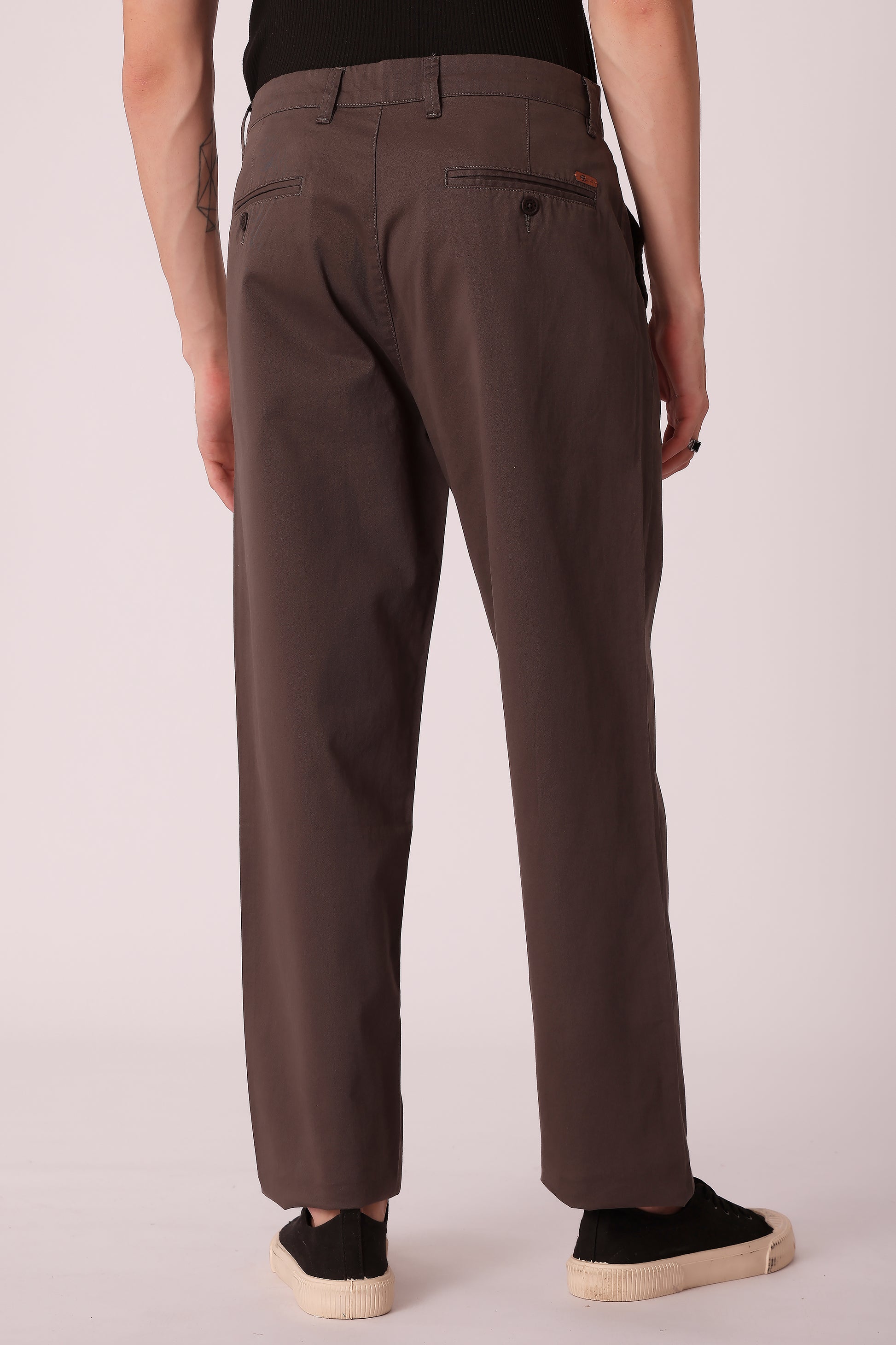Men's Cotton stretch Straight Fit Chinos - extra image 2