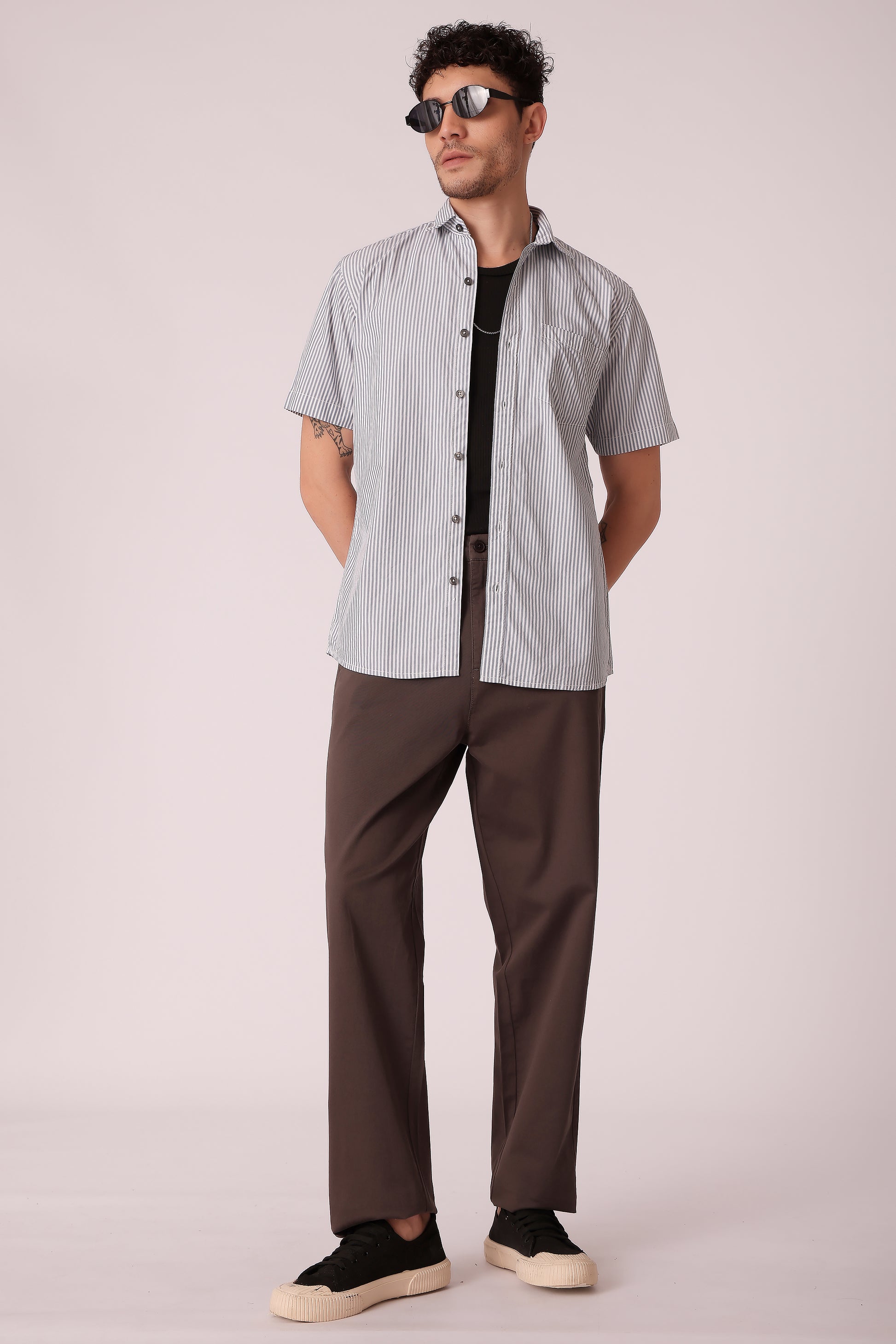 Men's Cotton stretch Straight Fit Chinos - extra image 5