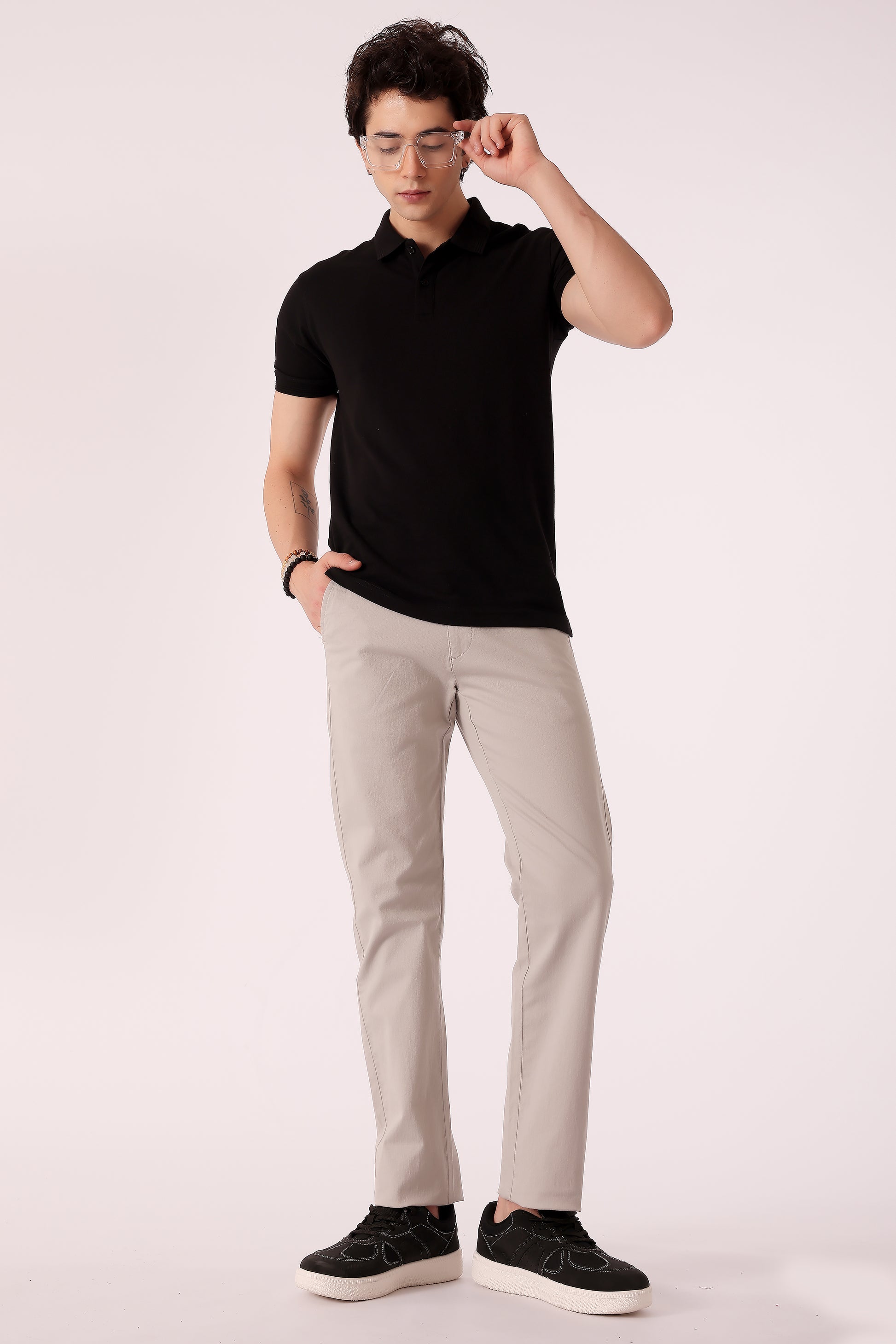 Men's Cotton stretch Slim Fit Chinos - extra image 5