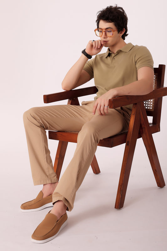 Men's Cotton stretch Slim Fit Chinos - extra image 2