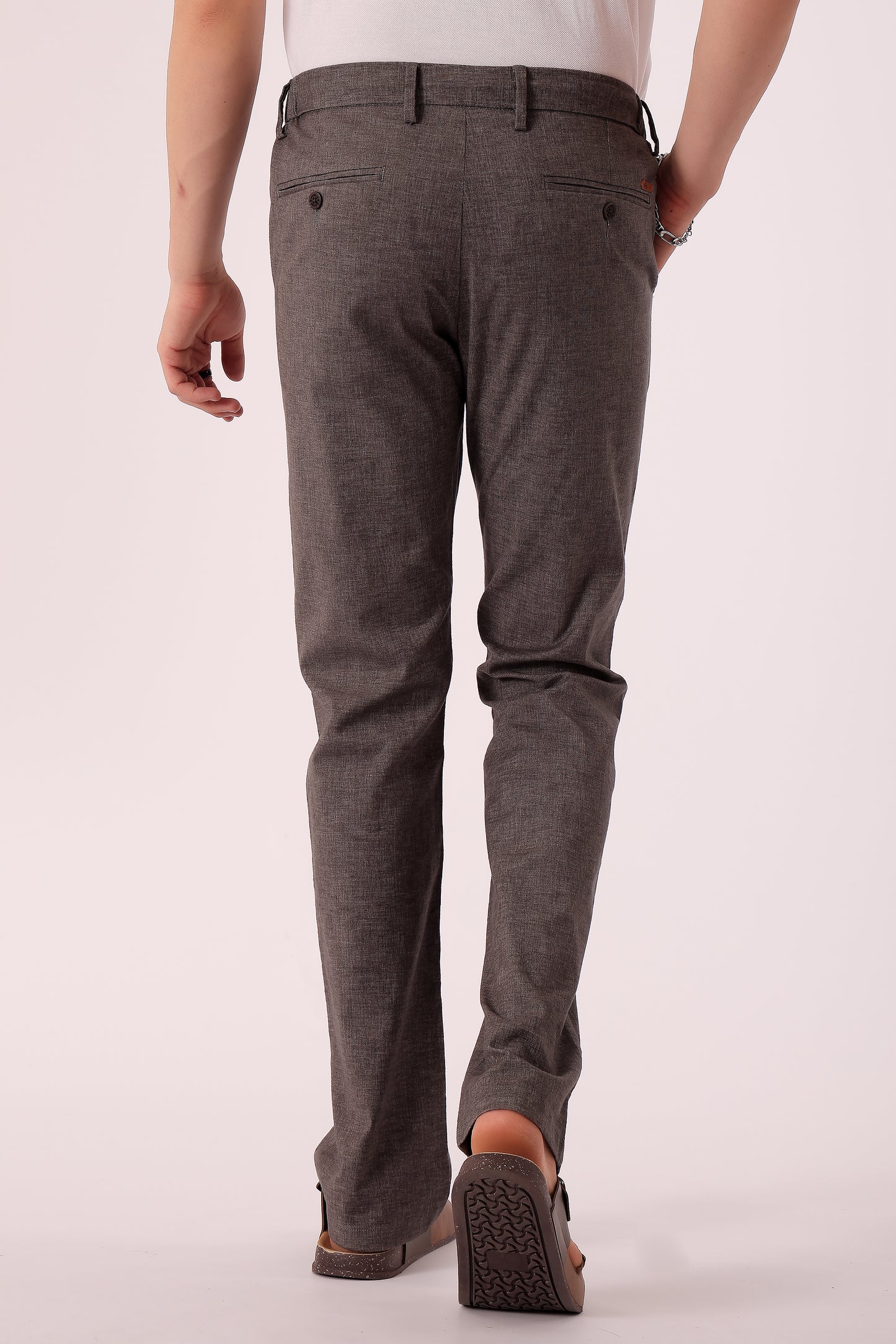 Men's Cotton stretch Slim Fit Chinos - extra image 4