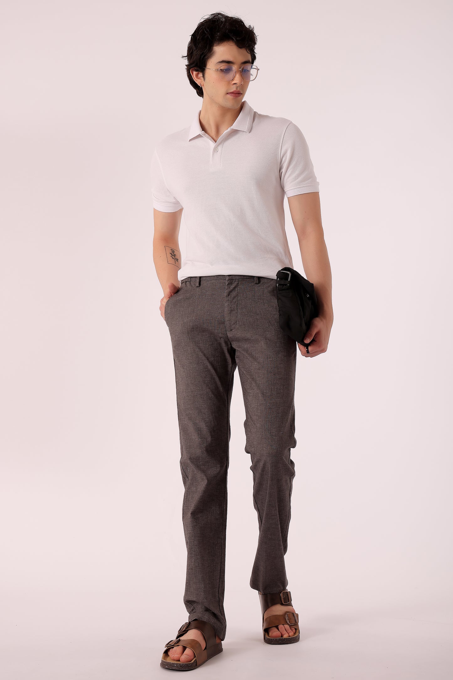 Men's Cotton stretch Slim Fit Chinos - extra image 5
