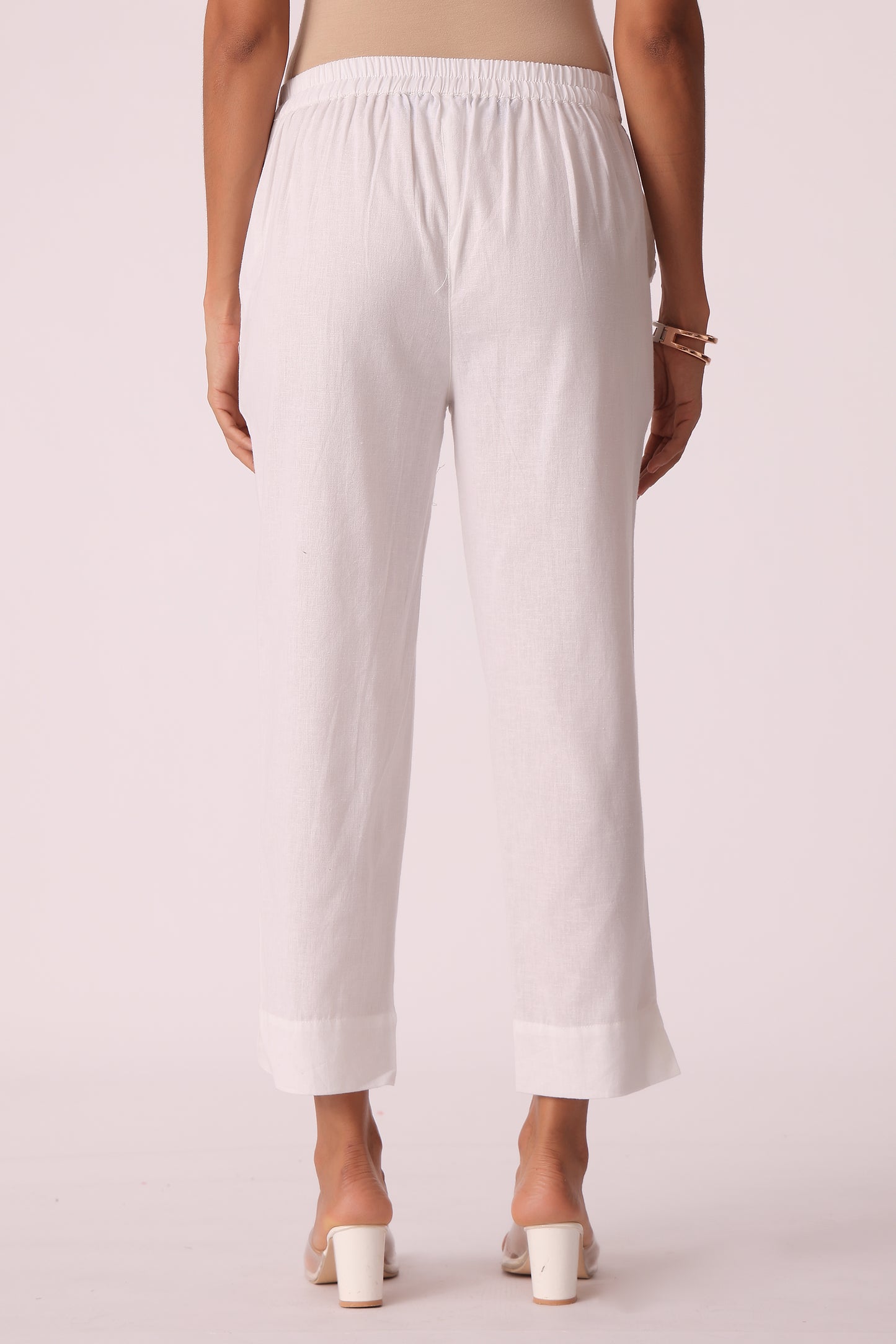 ETHNIC REGULAR FIT SOLID PANTS - extra image 2