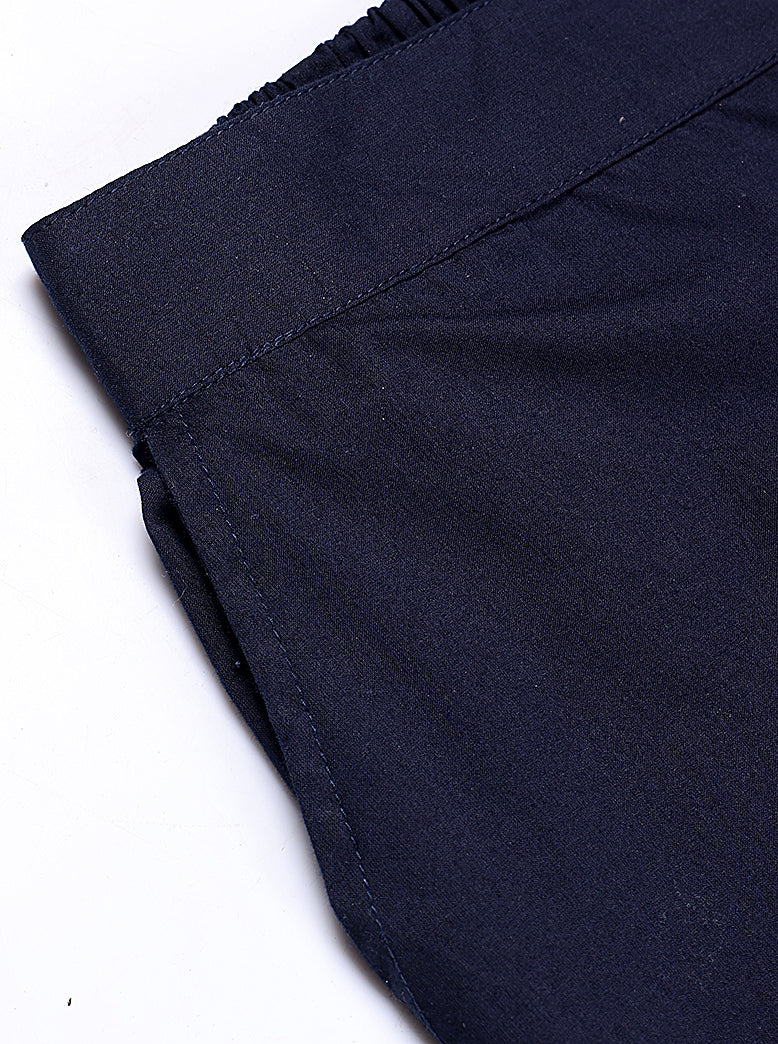 ETHNIC REGULAR FIT SOLID PANTS - extra image 5