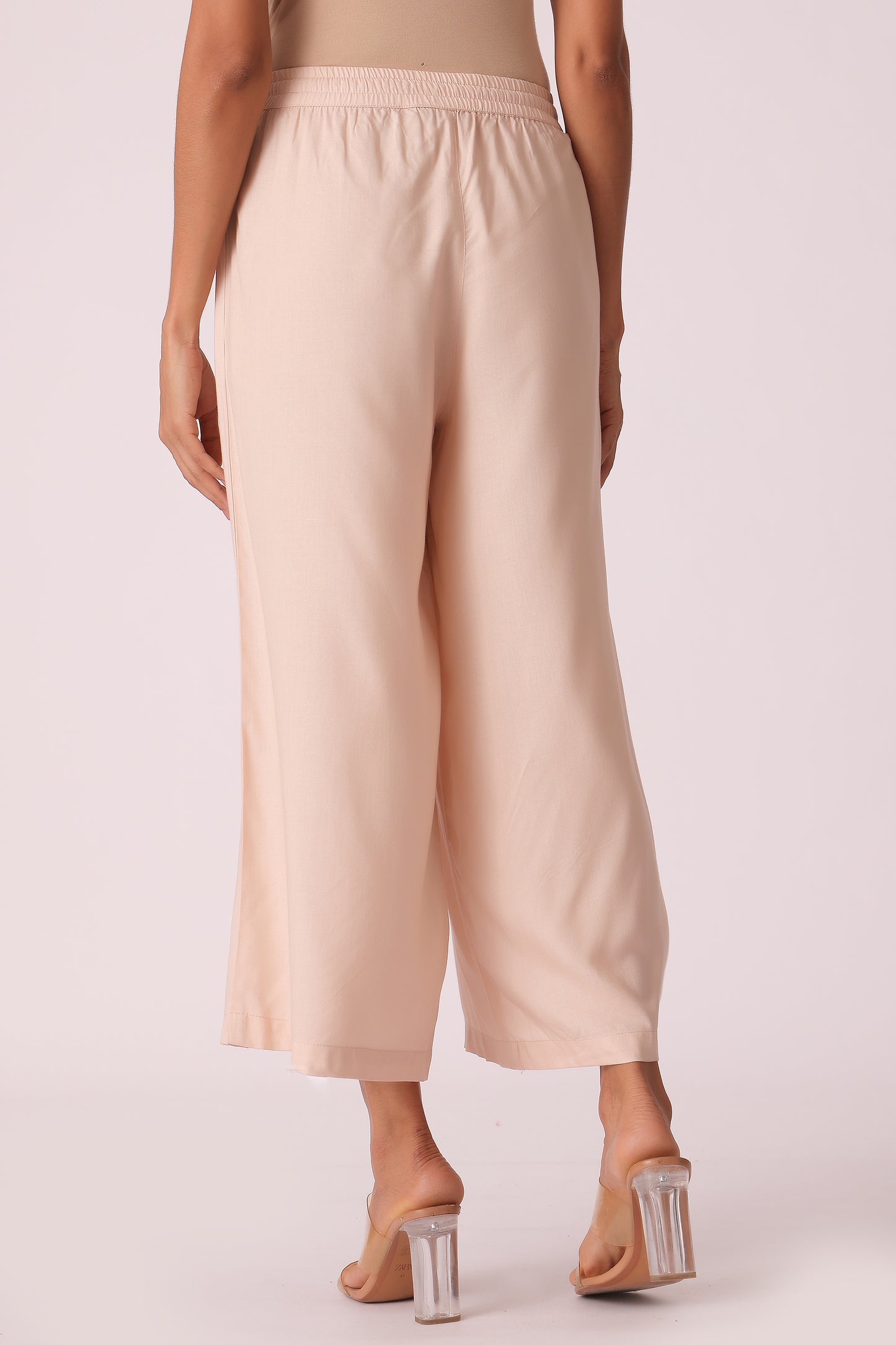 ETHNIC REGULAR FIT SOLID PLAZZO - extra image 2