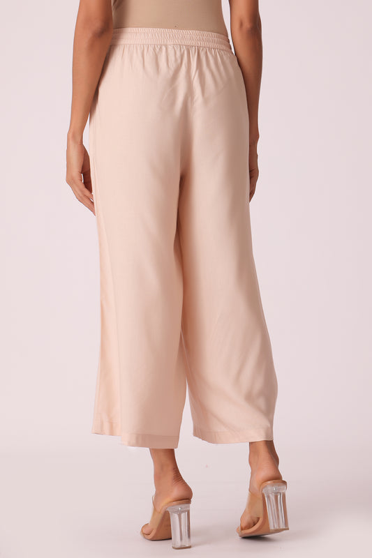 ETHNIC REGULAR FIT SOLID PLAZZO - extra image 2
