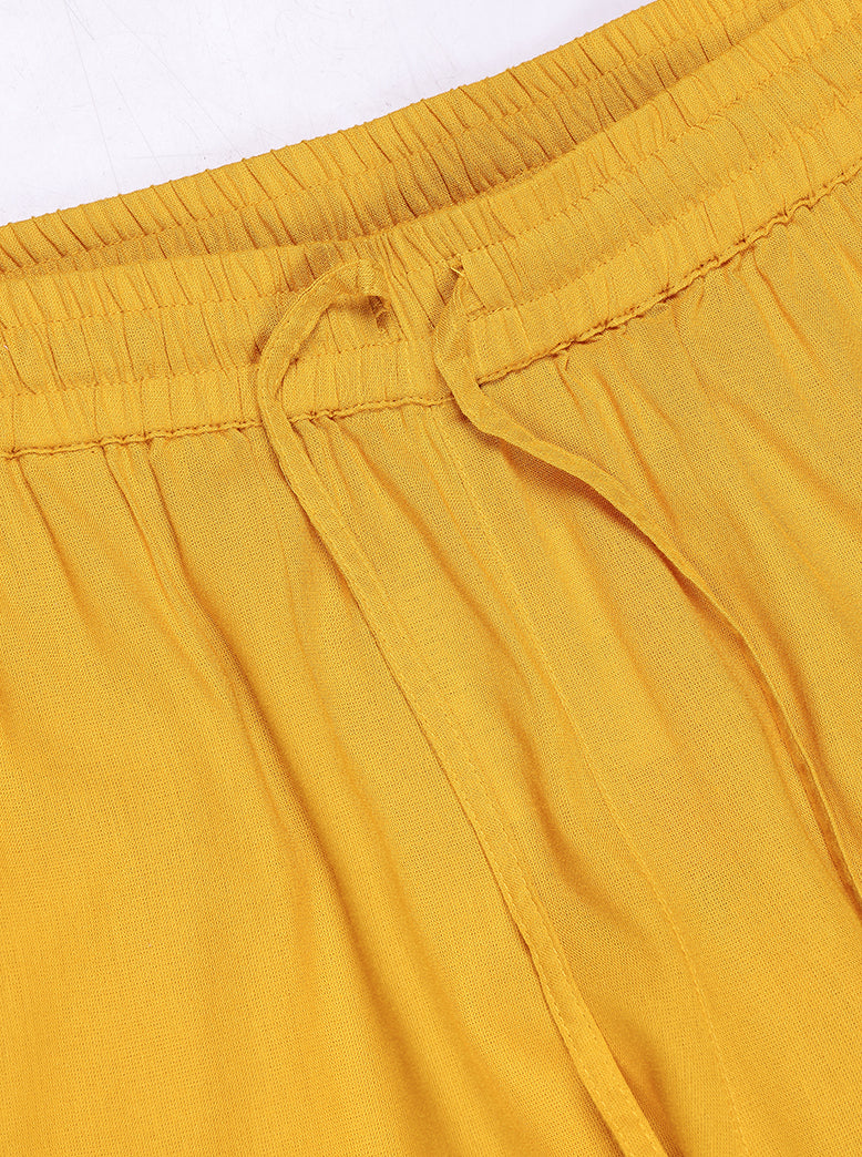 ETHNIC REGULAR FIT SOLID PLAZZO - extra image 4