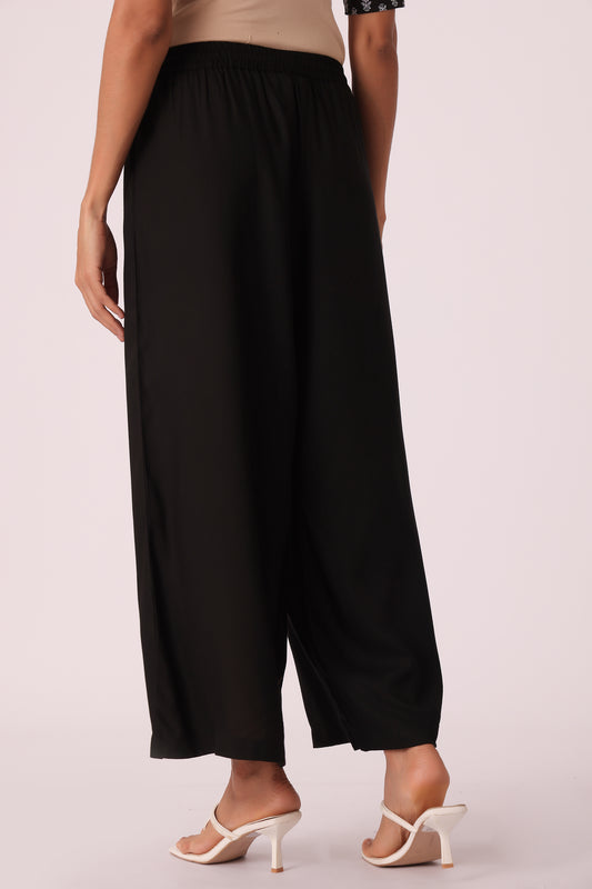 ETHNIC REGULAR FIT SOLID PLAZZO - extra image 2