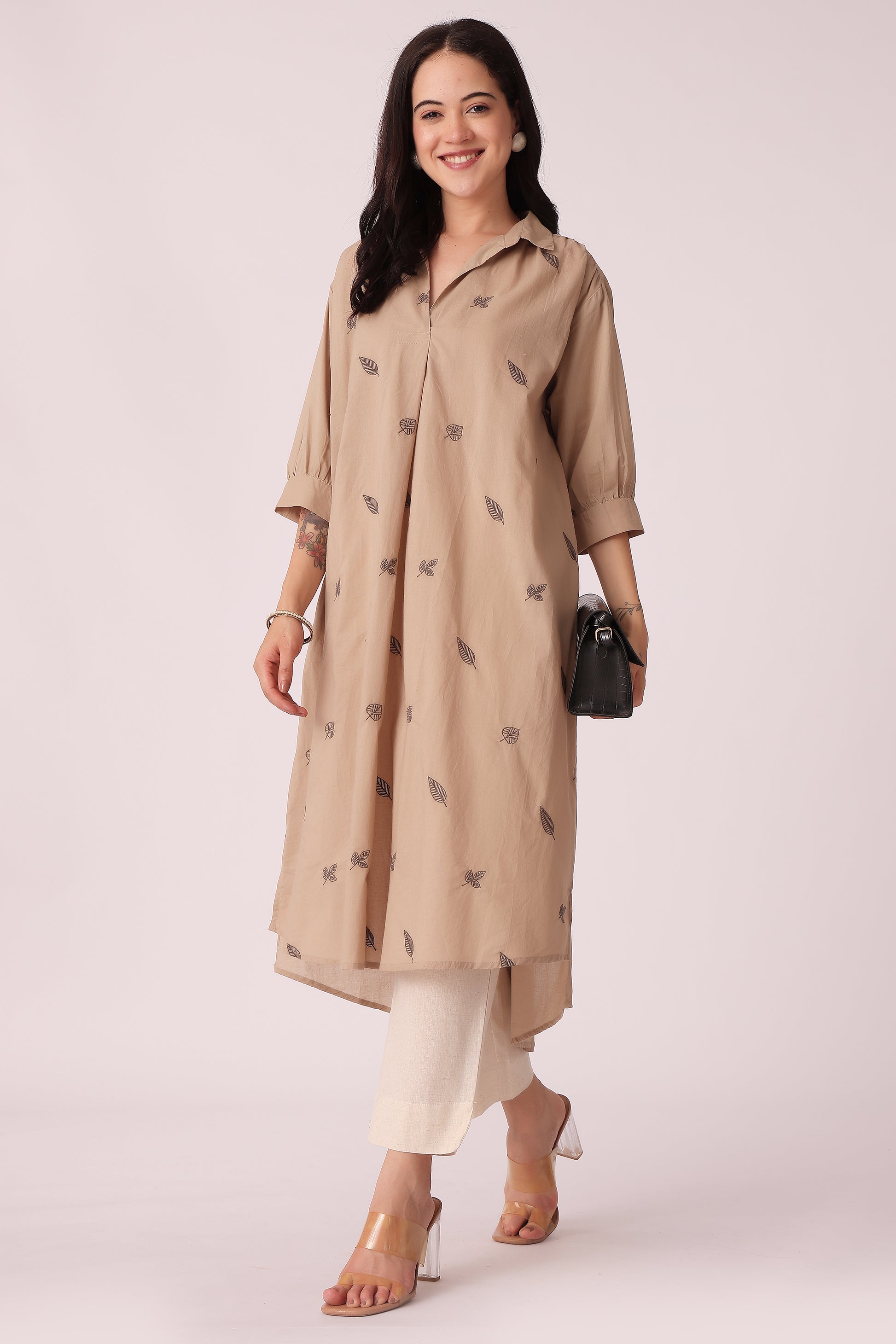 ETHNIC LOOSE FIT ALL OVER EMB KURTA - extra image 3
