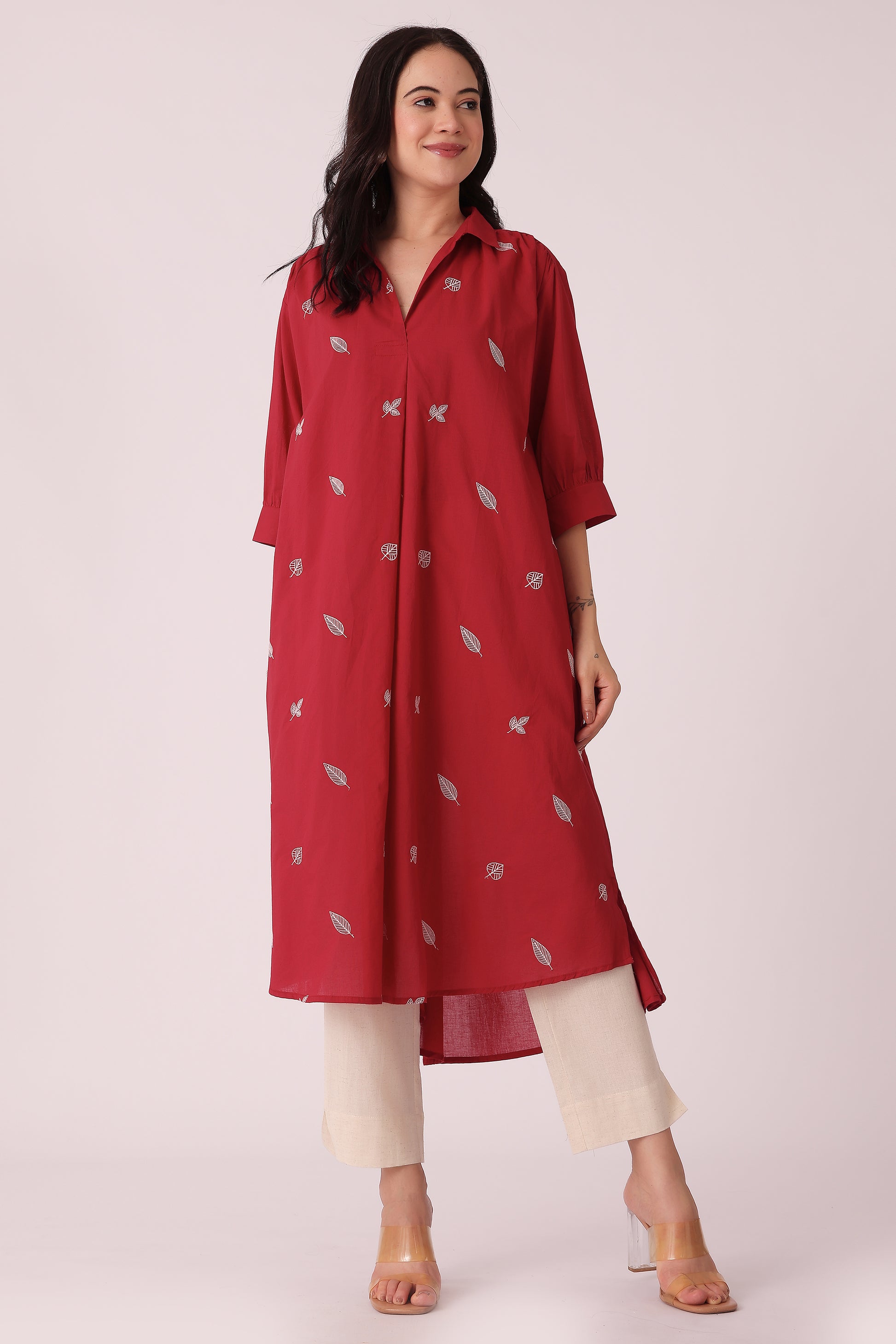 ETHNIC LOOSE FIT ALL OVER EMB KURTA - extra image 3