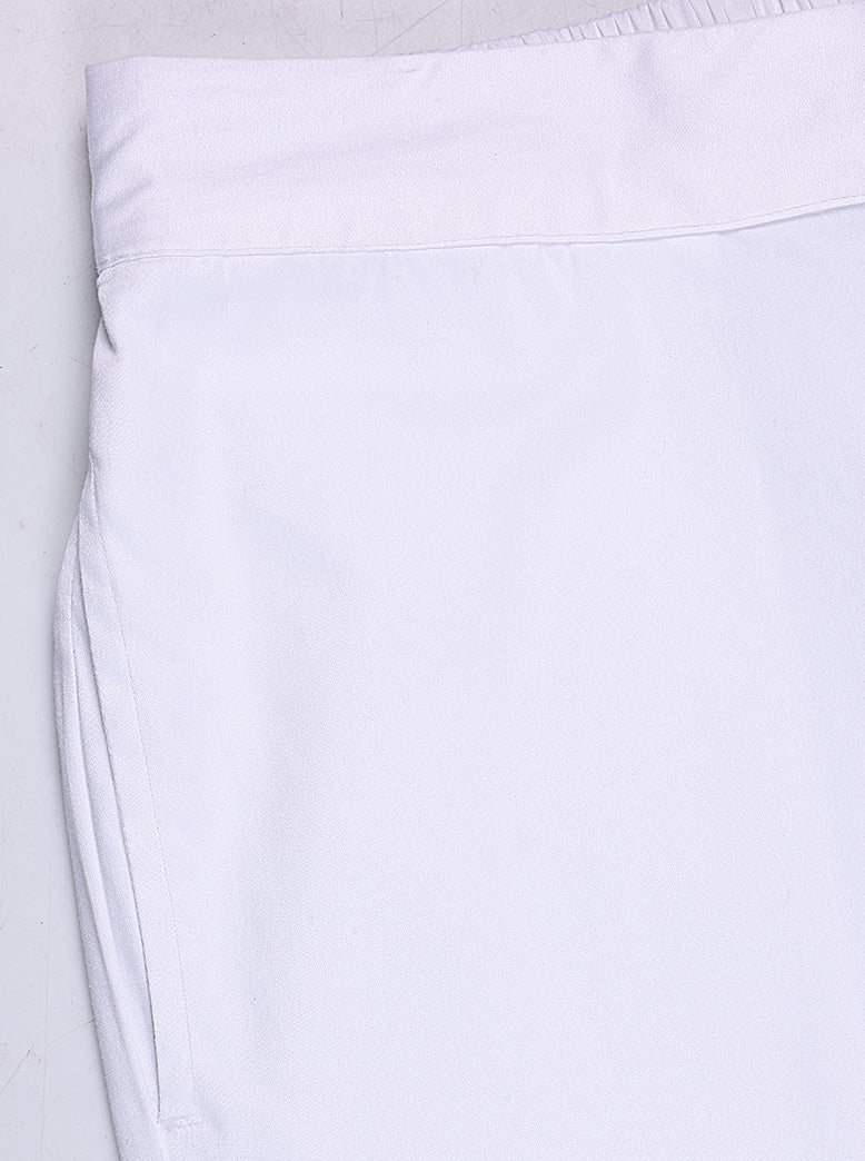 ETHNIC SLIM TAPERED FIT SOLID PANTS - extra image 5