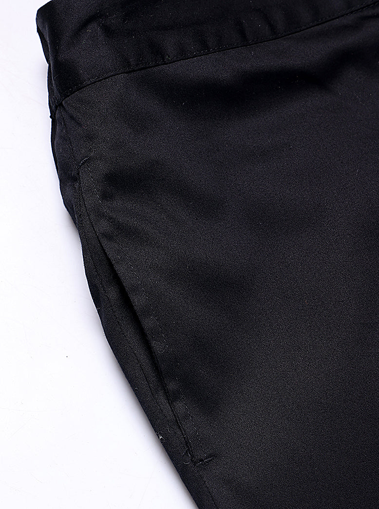 ETHNIC SLIM TAPERED FIT SOLID PANTS - extra image 5