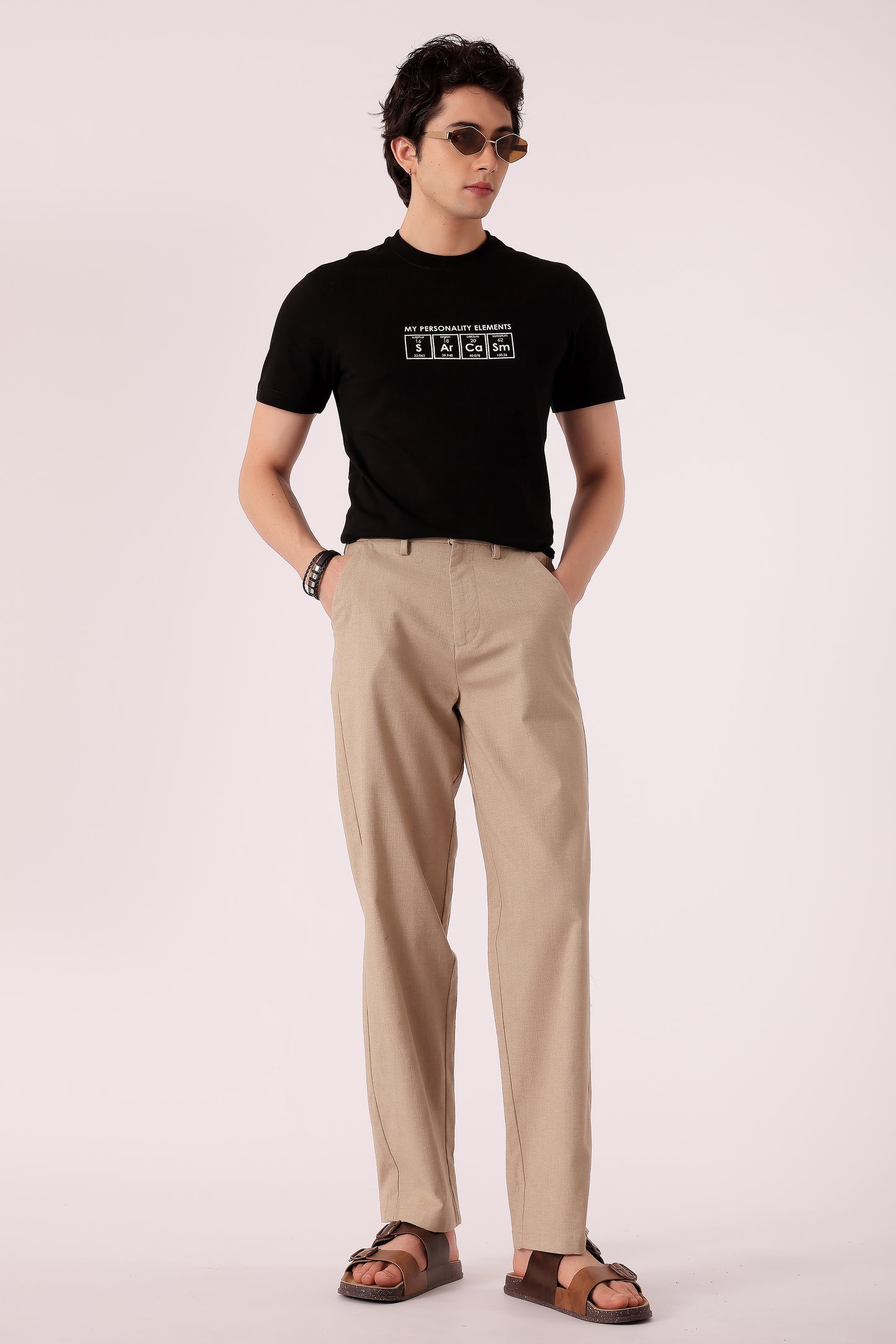 Men's Cotton stretch Straight Fit Chinos - extra image 2