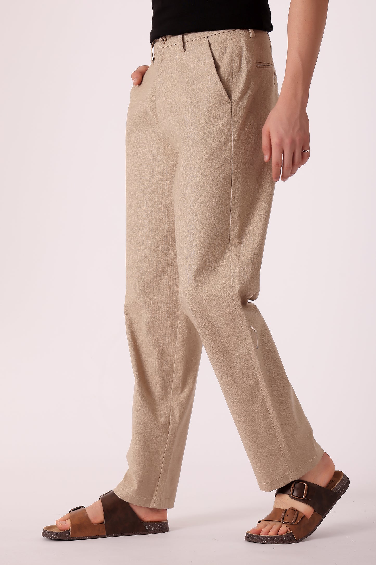 Men's Cotton stretch Straight Fit Chinos - extra image 4