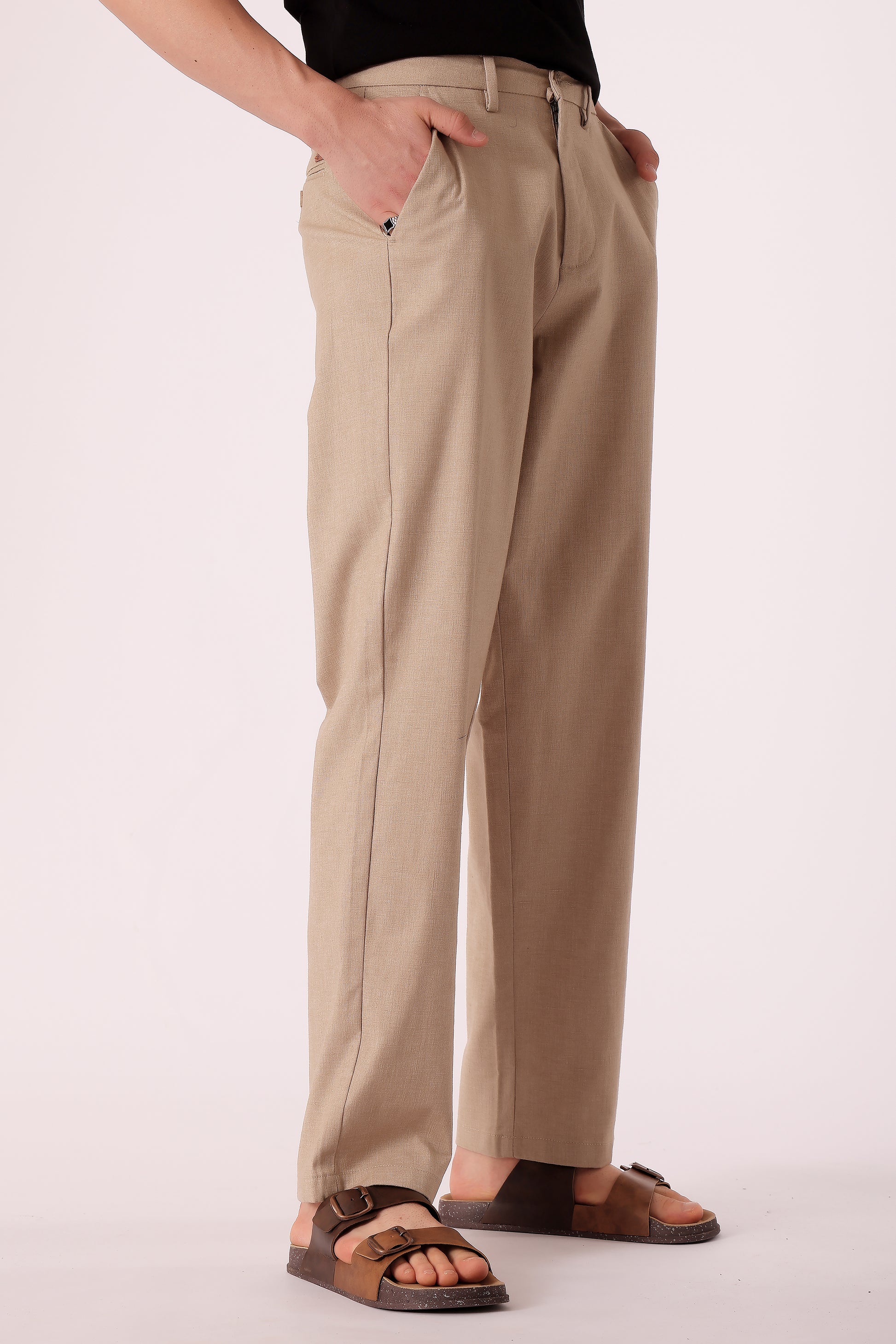 Men's Cotton stretch Straight Fit Chinos - extra image 5