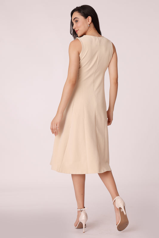 western fit & flare casual solid color dresses - extra image 2