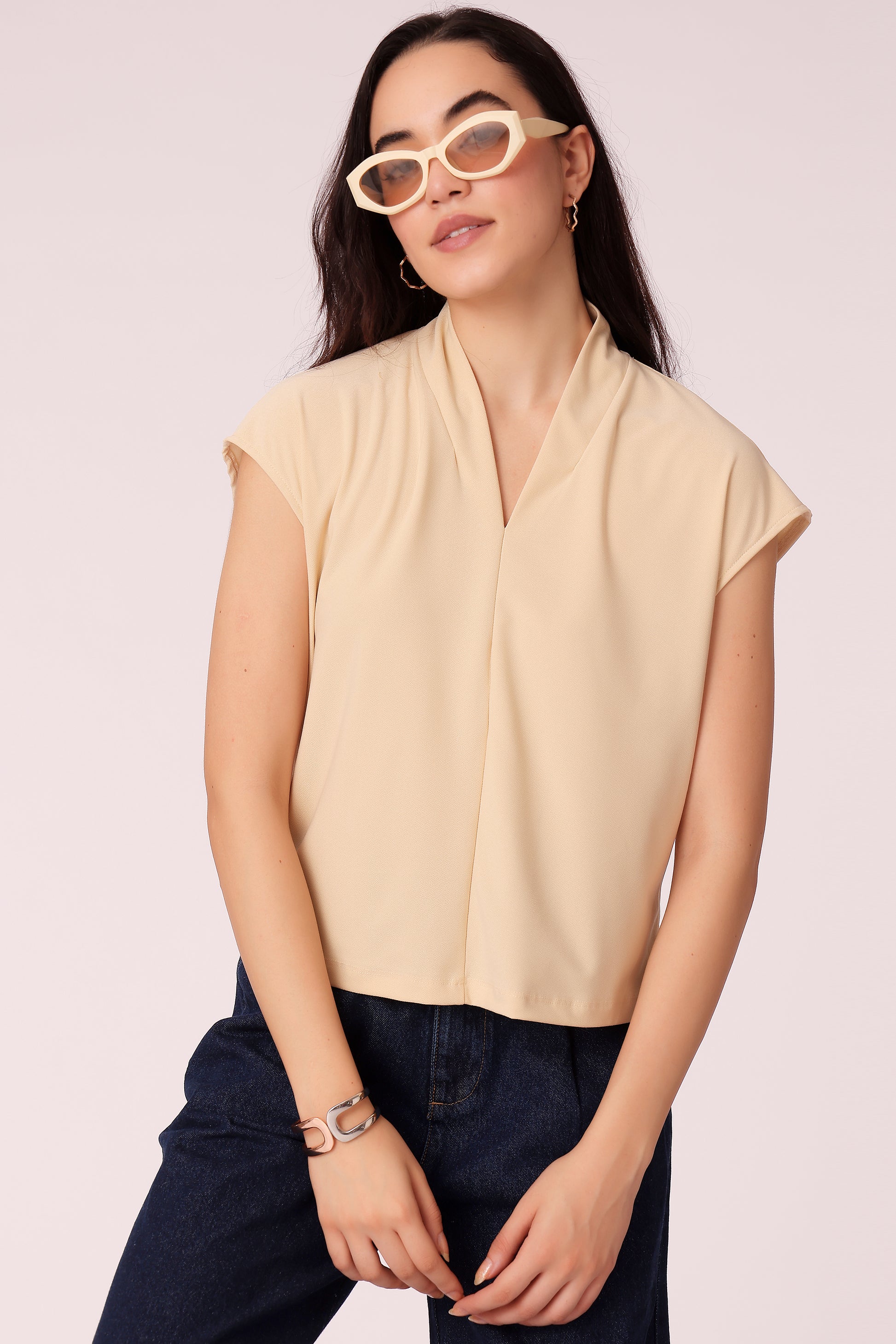 western regular fit casual solid color tops - extra image 3