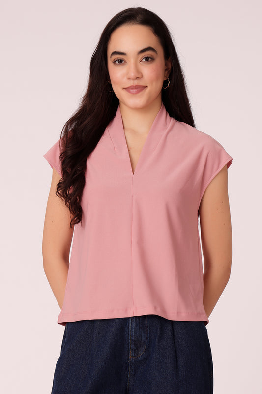 western regular fit casual solid color tops