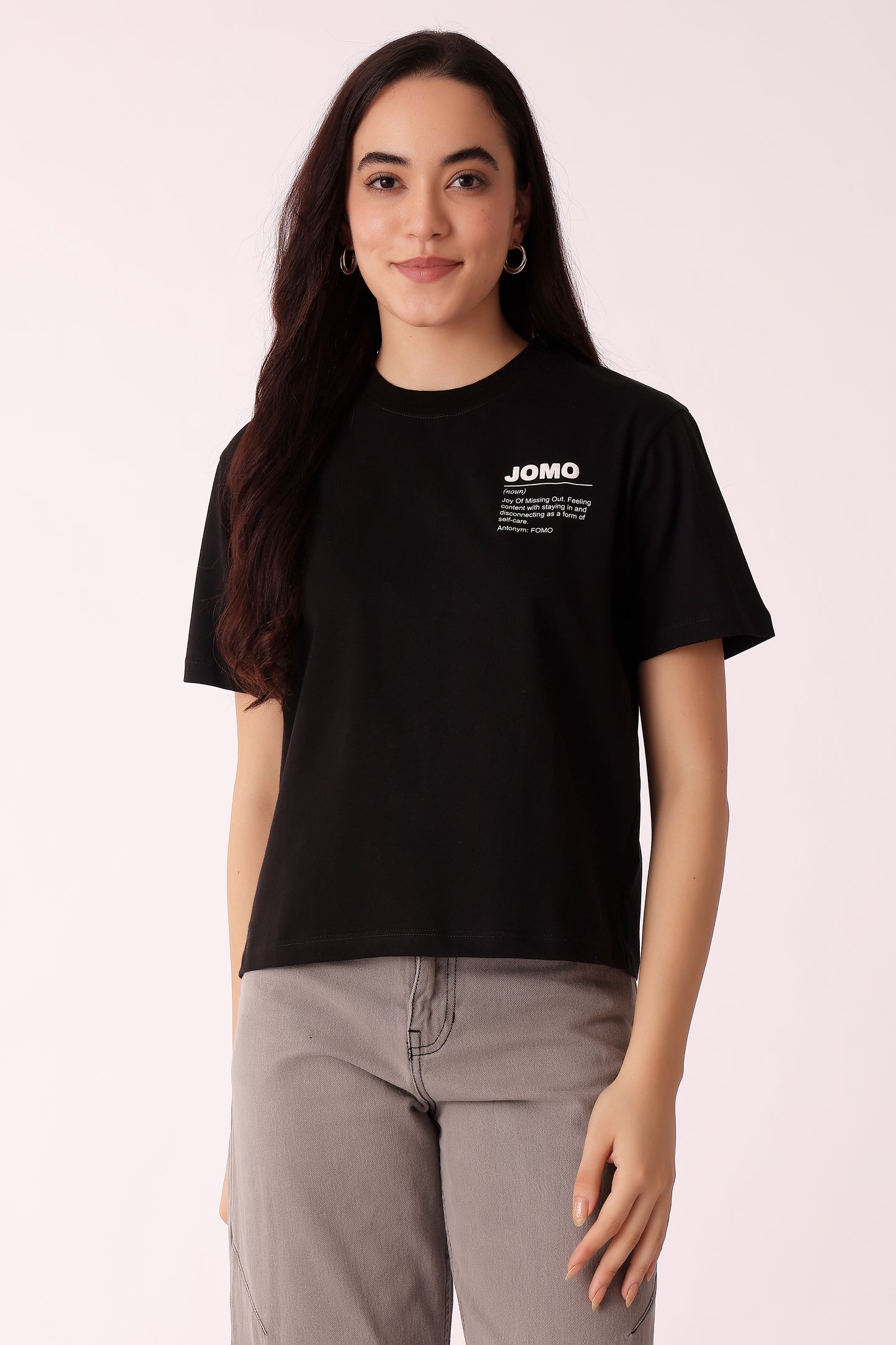 western regular fit casual printed t-shirts - Black