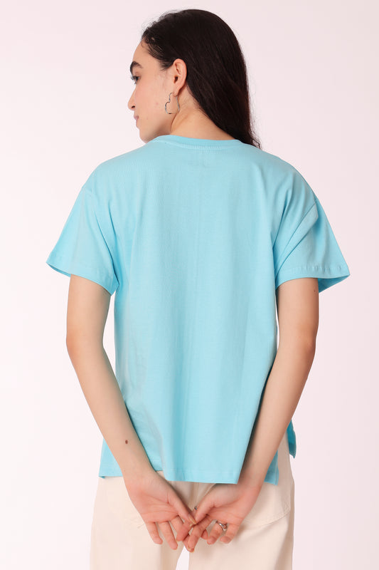 western boxy fit casual printed t-shirts - extra image 2