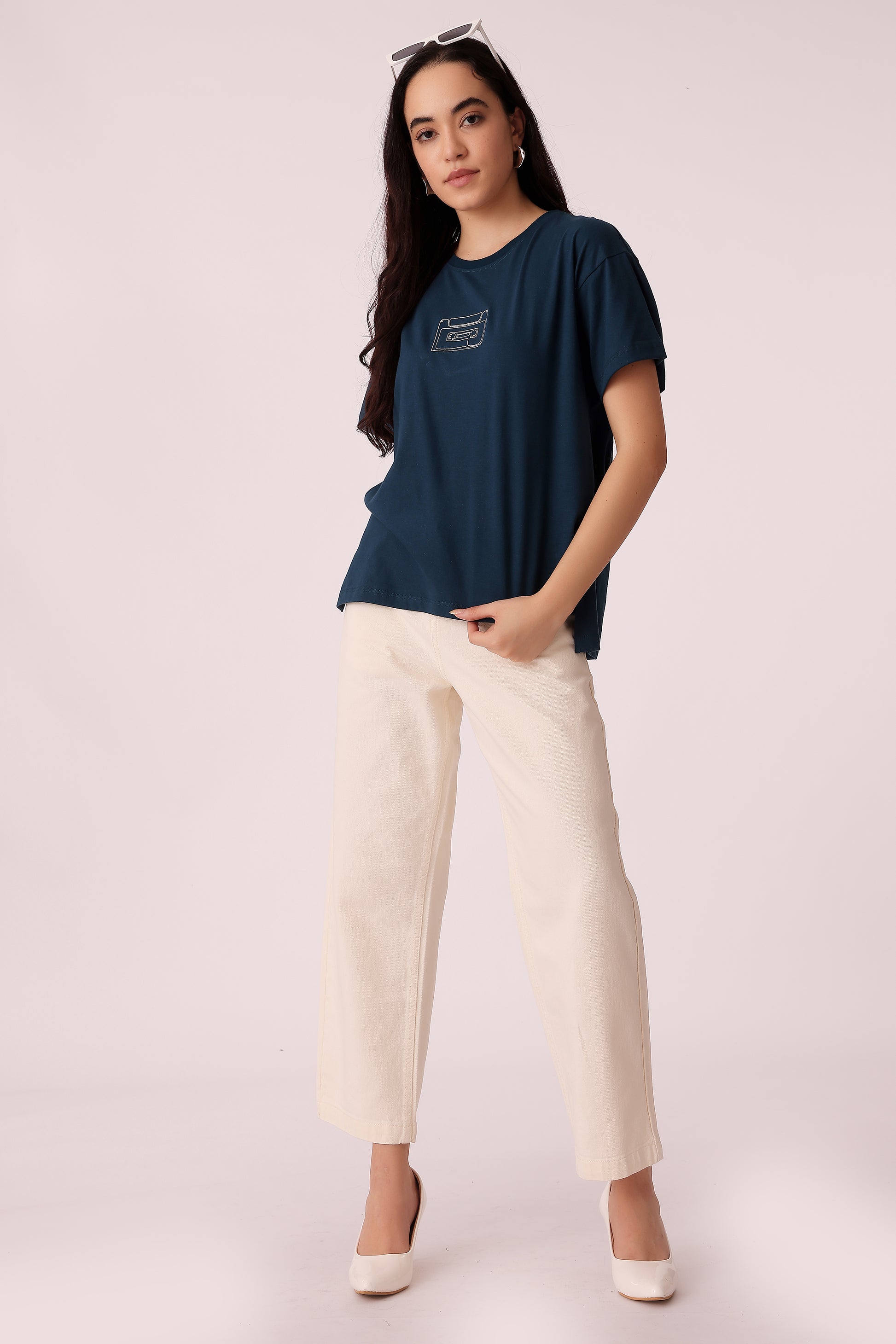 western boxy fit casual printed t-shirts - extra image 3