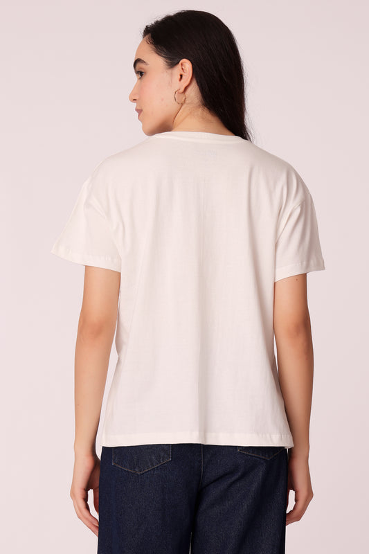 western boxy fit casual printed t-shirts - extra image 2