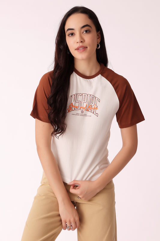western regular fit casual printed t-shirts - Off White