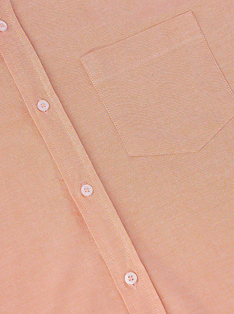 Men's Solid Oxford Shirt Half Sleeve - extra image 5