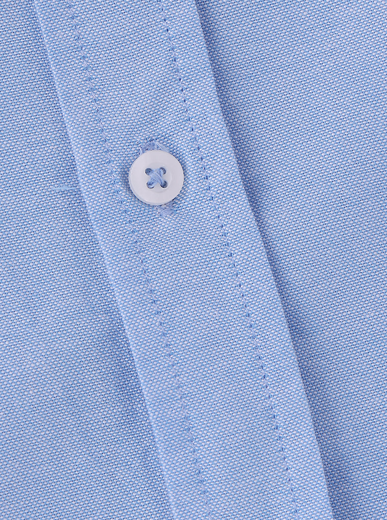Men's Solid Oxford Shirt Half Sleeve - extra image 3