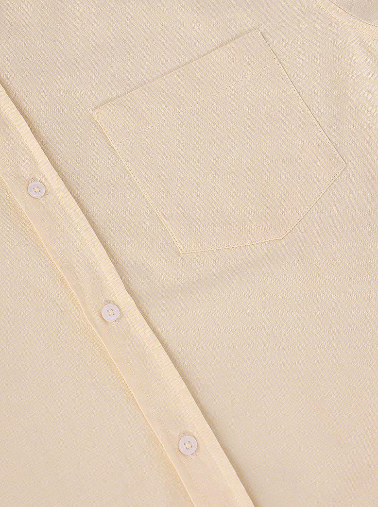 Men's Solid Oxford Shirt Half Sleeve - extra image 5