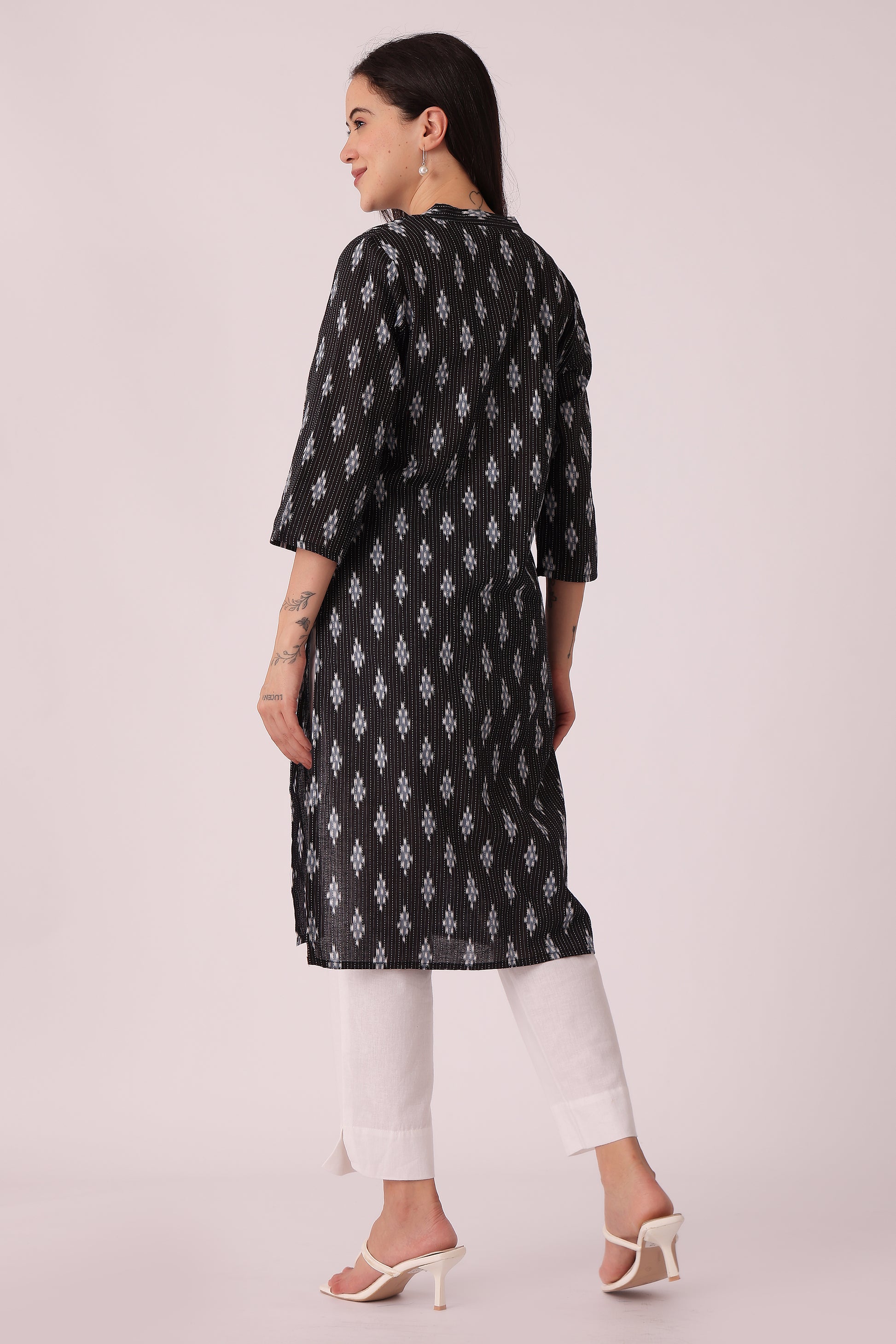 ETHNIC REGULAR FIT KANTHA KURTA - extra image 2