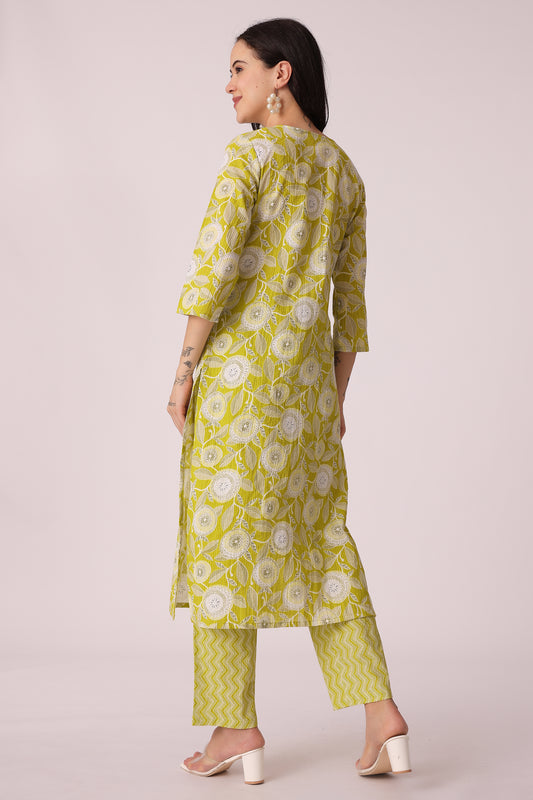 ETHNIC REGULAR FIT KANTHA 2PCS SET - extra image 2