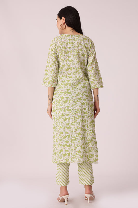 ETHNIC REGULAR FIT KANTHA 2PCS SET - extra image 2