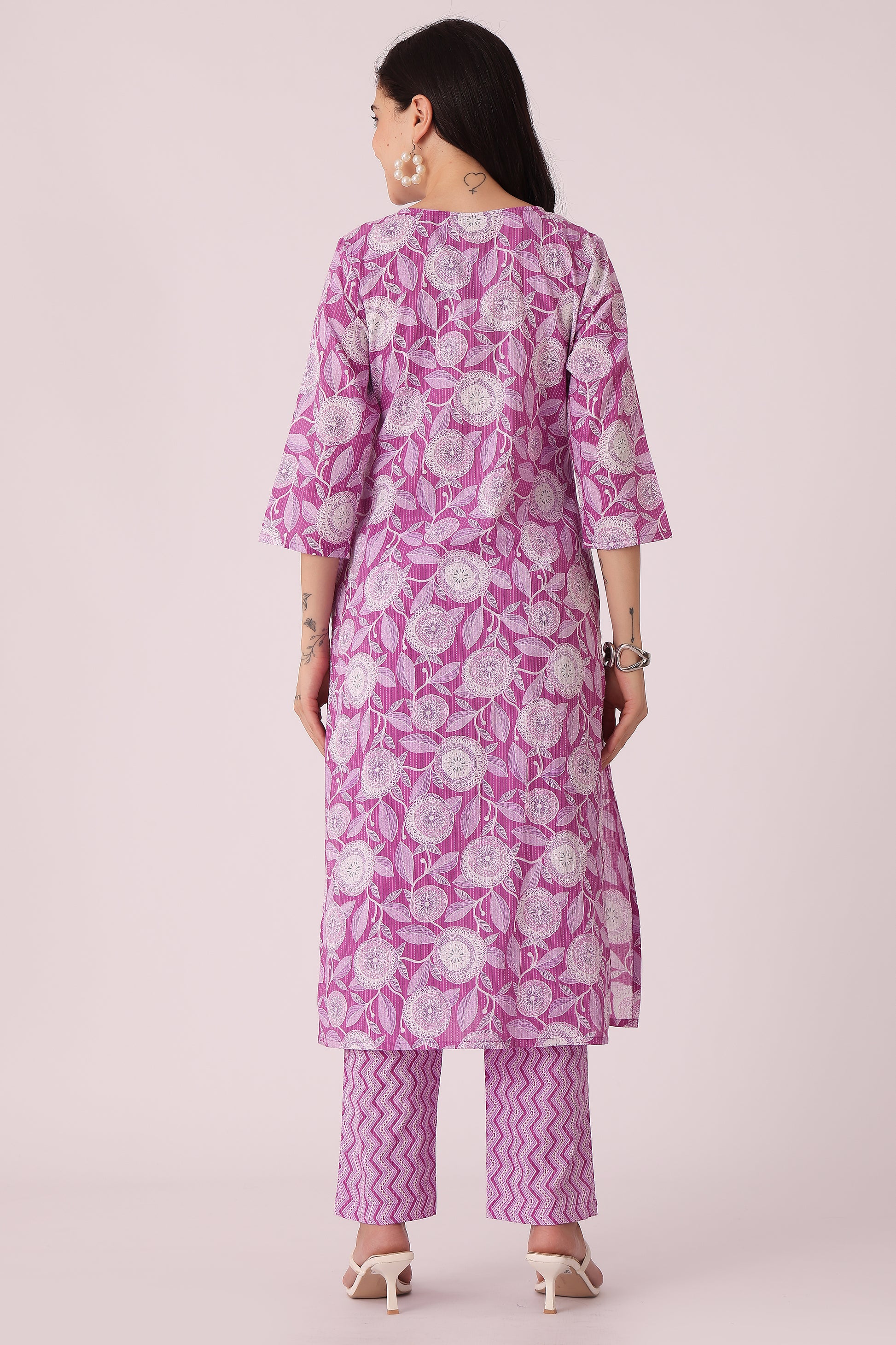 ETHNIC REGULAR FIT KANTHA 2PCS SET - extra image 2