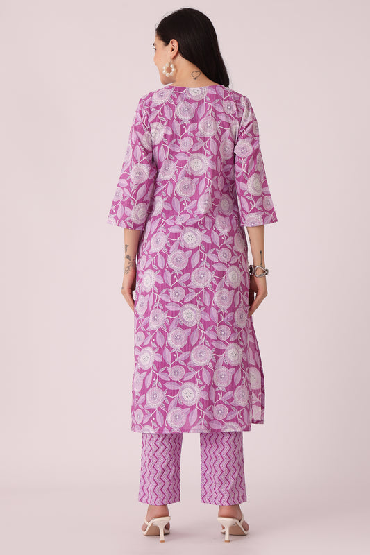 ETHNIC REGULAR FIT KANTHA 2PCS SET - extra image 2