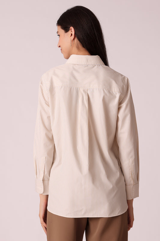 western relaxed casual stripe shirts - extra image 2